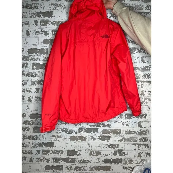 The North face | women bright colored rain coat with hood - Image 11