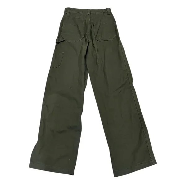 H&M Divided Women's Wide-Leg Trousers Green Size 0 Casual Pants - Image 4
