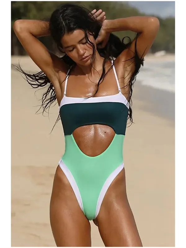 ONEONE Free People Alisha One-Piece Swimsuit in Spearmint Size Medium NWT - Image 7