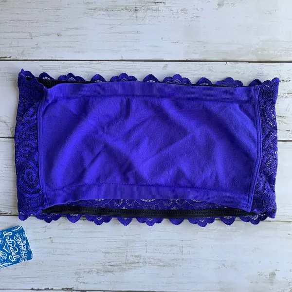 NWT Free‎ People Reversible Lace Bandeau Bralette in Sapphire - Image 3