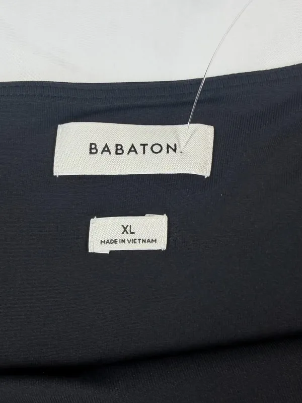 Aritzia Babaton Contour One Shoulder Cami Black Bodysuit Women's Size XL - Image 5