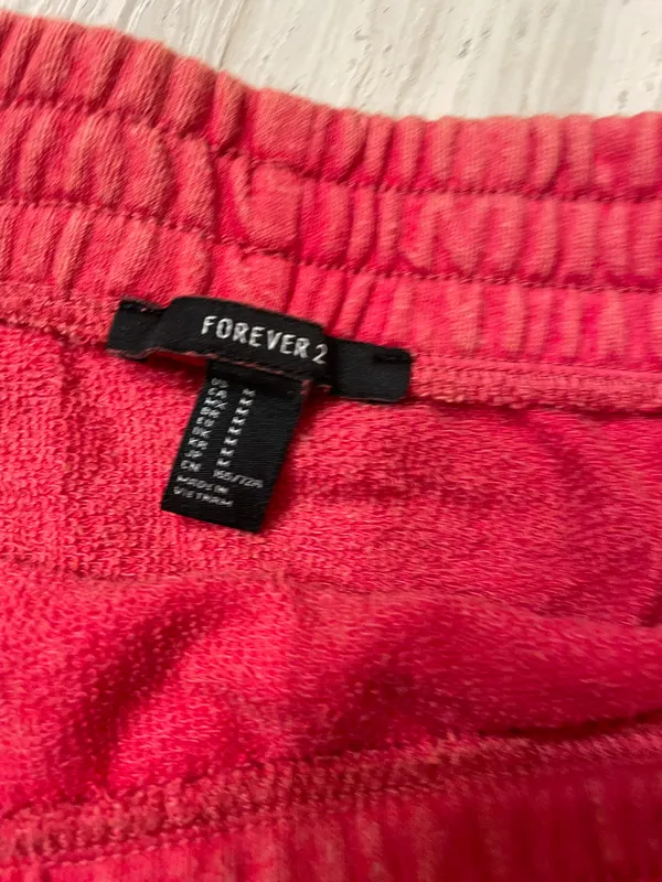 Forever 21 Red Terry Mini Skirt - Image 2