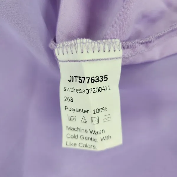 Shein‎ Prairie Dress Womens XS Lavender Cottage Flowy Lined Victorian Coquette - Image 10