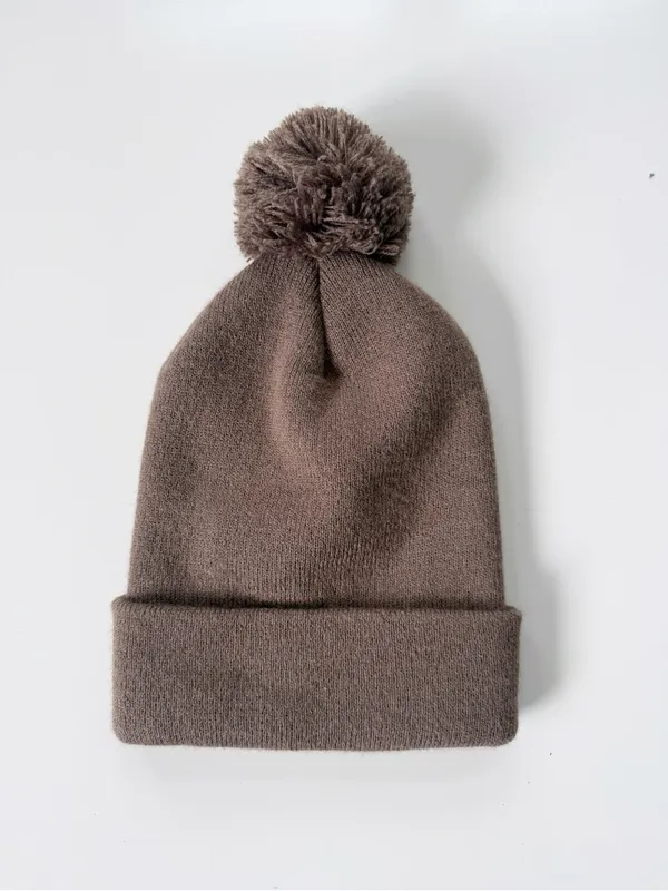 Slouch Headwear Pom Beanie Youth/Adult Sized - Image 2