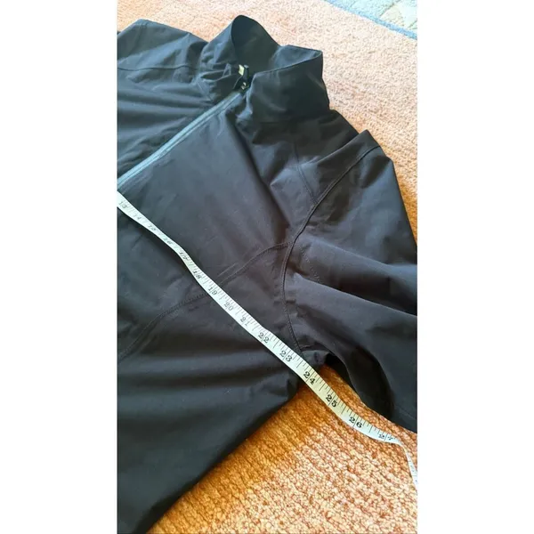 Lady Hagen Black Rain Jacket XXL Lightweight Zip Up Velcro Sleeves - Image 8