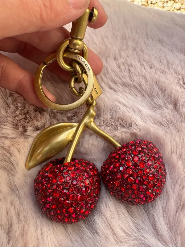 Coach cherry bag charm - Image 6