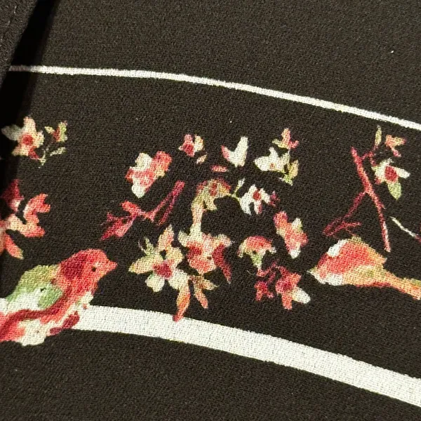 Size XL Worthington blouse with birds and flowers - Image 3
