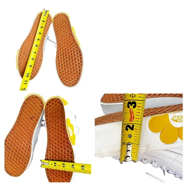 Vans Sk8-Hi Tapered Stackform White Yellow Flower Platform Womens 10 - Image 10
