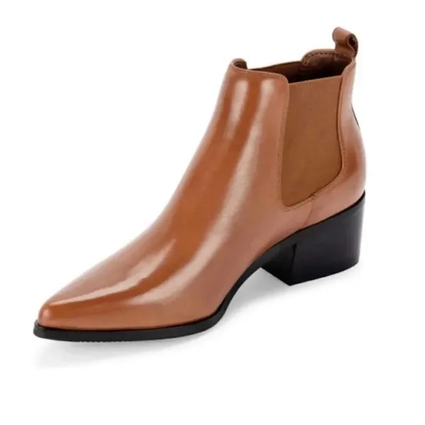 Blondo Waterproof Tan Ankle Pointed Toe Leather
Boots(Size 8.5M) - Image 2