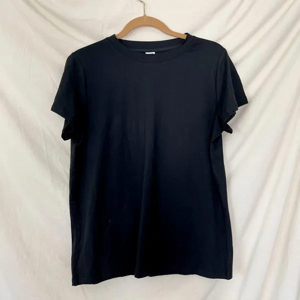 Source Unknown Soft Stretchy Black Matching T-shirt and Shorts Lounge Set Size L NWOT - Image 5