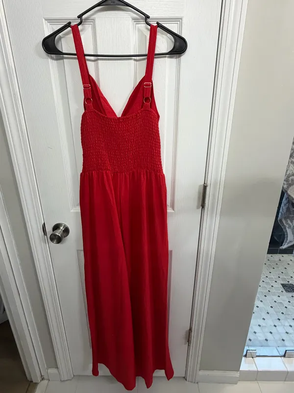 Amazon Jumpsuit Romper Red - Image 5