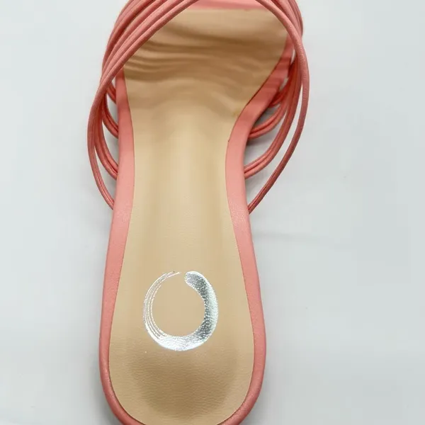 Journee Collection Sandals‎ Womens 6.5 Pink Addora Slides Sandals NEW - Image 6