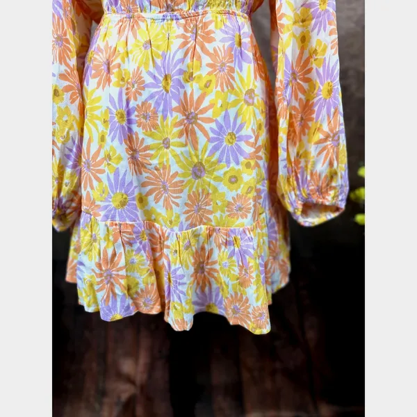 L*Space Feelin Fine Cut Outs Tie Front Dress Oopsie Daisy L - Image 10