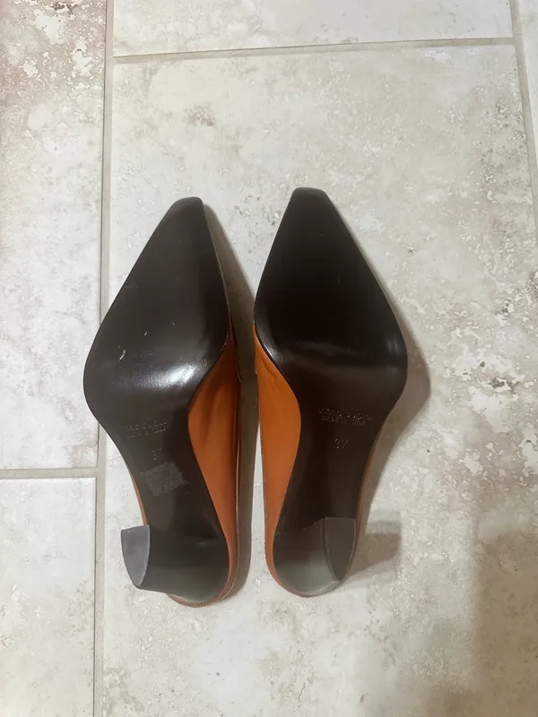 New leather mule 3” shoe pointed toe. By. Lugano Firenze - Image 2