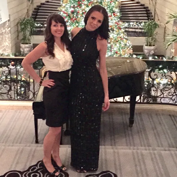 Scala Black Silk Heavily Beaded Sleeveless Long Special Occasion Dress Gown Sz S - Image 8