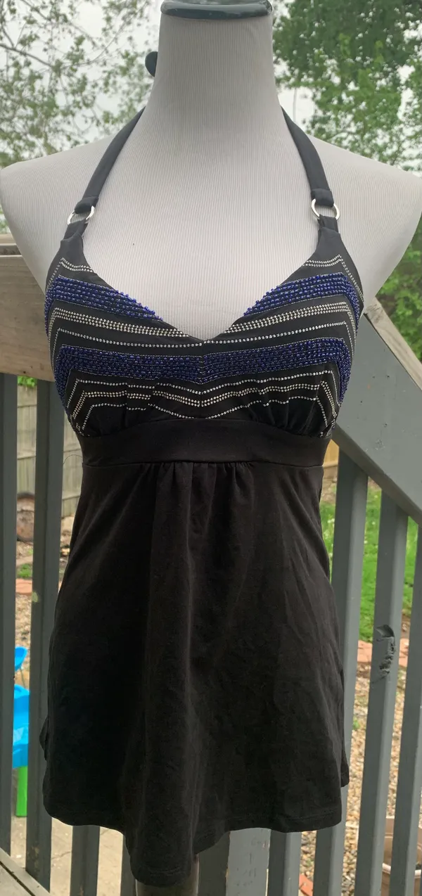 Victoria’s Secret Y2K Beaded Bra top - Image 2