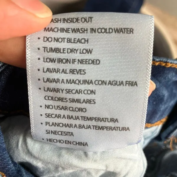 Kancan high rise dark wash jeans size 1/24 - Image 8