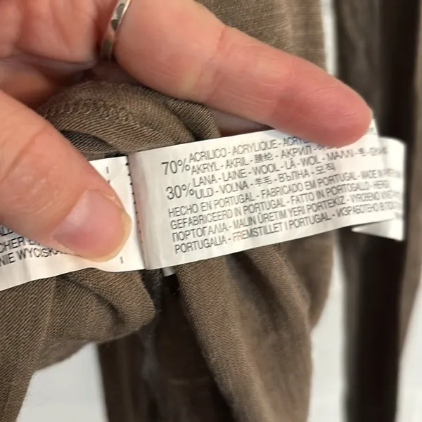 Zara wool Blend Turtle Neck Tunic Top - Image 3