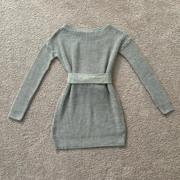 Gray sweater dress - Image 4