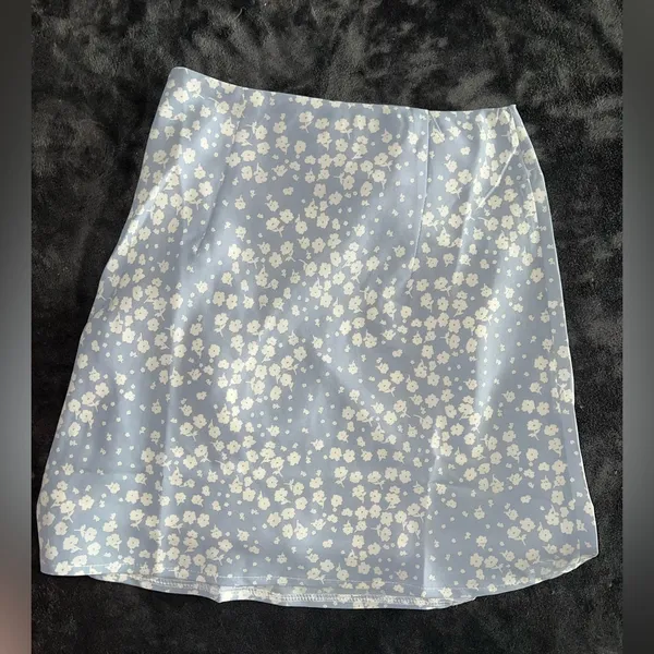 Princess Polly Flo Mini Skirt in Blue Size 0 New with tag - Image 6