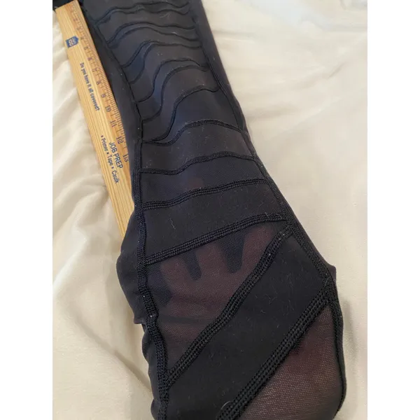 Lululemon High Rise Wunder Under Leggings Mesh Black Size 2 Limited Edition - Image 7