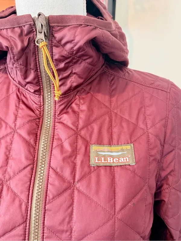 LL Bean Quilted Hooded Pullover Jacket - Image 2