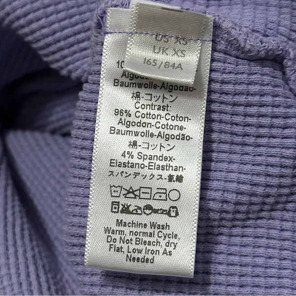 FP Movement Free People Women’s Sz XS Lilac Lavender The Simple Raw Edge Joggers - Image 5