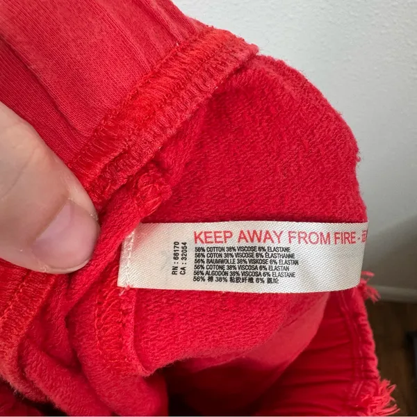 Free People Movement Where The Wind Blows Joggers‎ Red Size Xsmall - Image 7