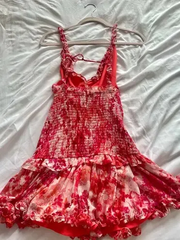 Isabelle’s Cabinet Red Floral Dress - Image 2