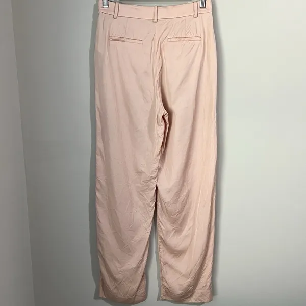 J. Crew Ingrid Pants Women's Size 2T Gramercy Twill Blush Pink Trousers BK256 - Image 6