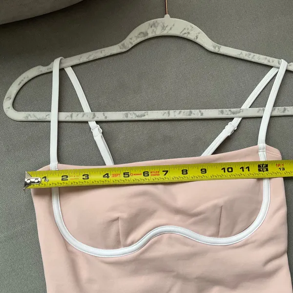 Alo Yoga Airbrush Streamlined Dress Pink Quartz/White XS - Image 4