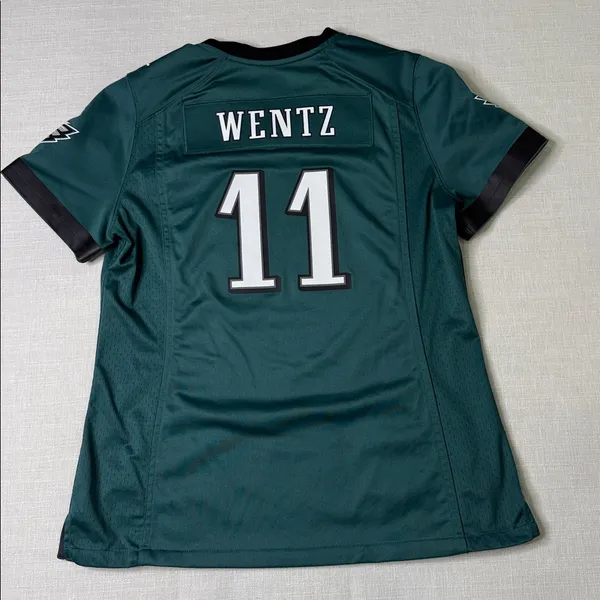 Nike NFL Philadelphia Eagles Carson Wentz #11 On Field Jersey – Women’s L - Image 2