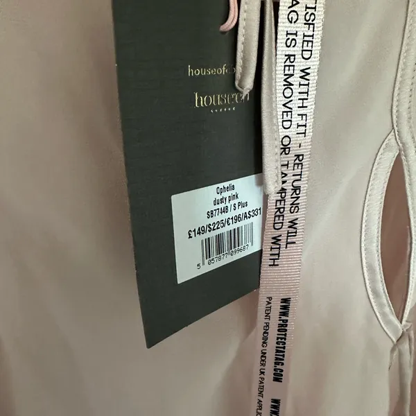 House of CB Ophelia Midi‎ Dress in Blush Size Small NWT - Image 10