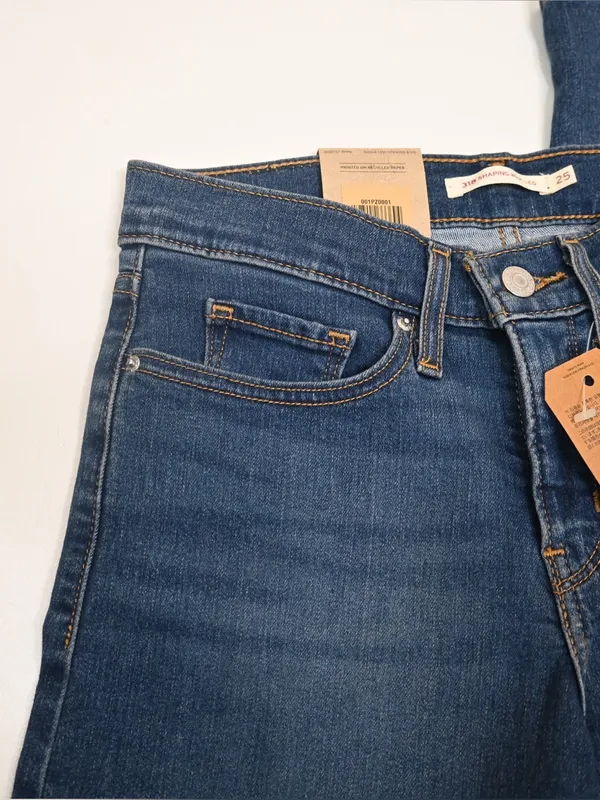 Levi's Women's 318 Shaping Wide Leg Jean NEW 25X30 - Image 6
