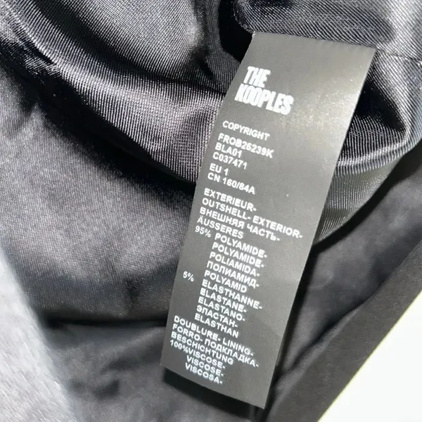 The Kooples Black Mini Sleeveless Blazer Dress(Size Small) - Image 9