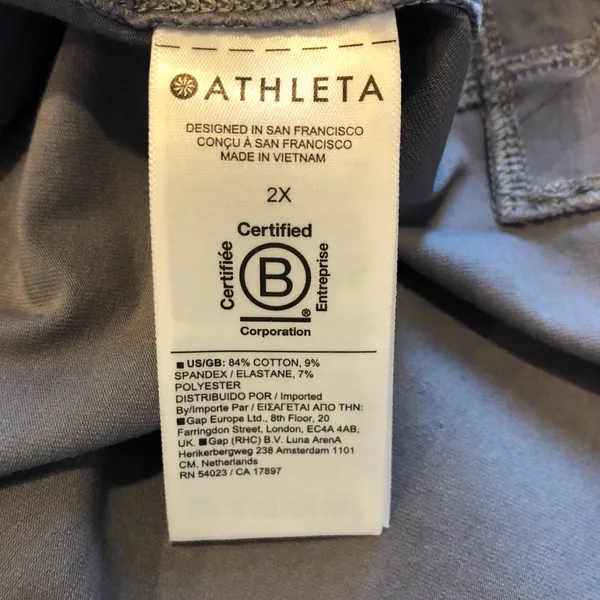 Athleta Effortless Tank Blue Grey - Image 6