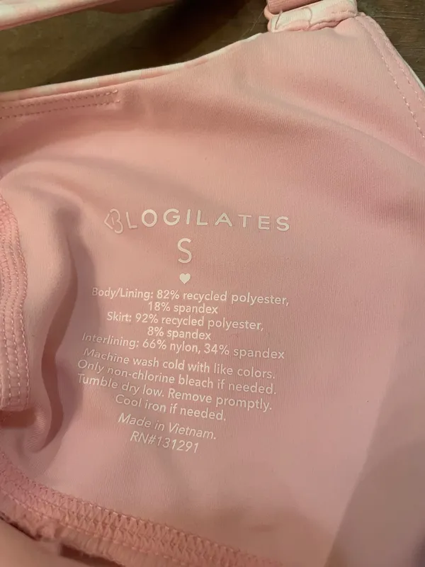 NWT! Popflex Target X Blogilates Sweetheart Babydoll Dress Gingham/Floral Size Small - Image 8