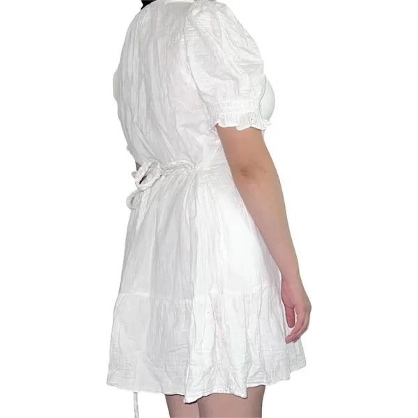 Gap white cotton mini dress - Image 2