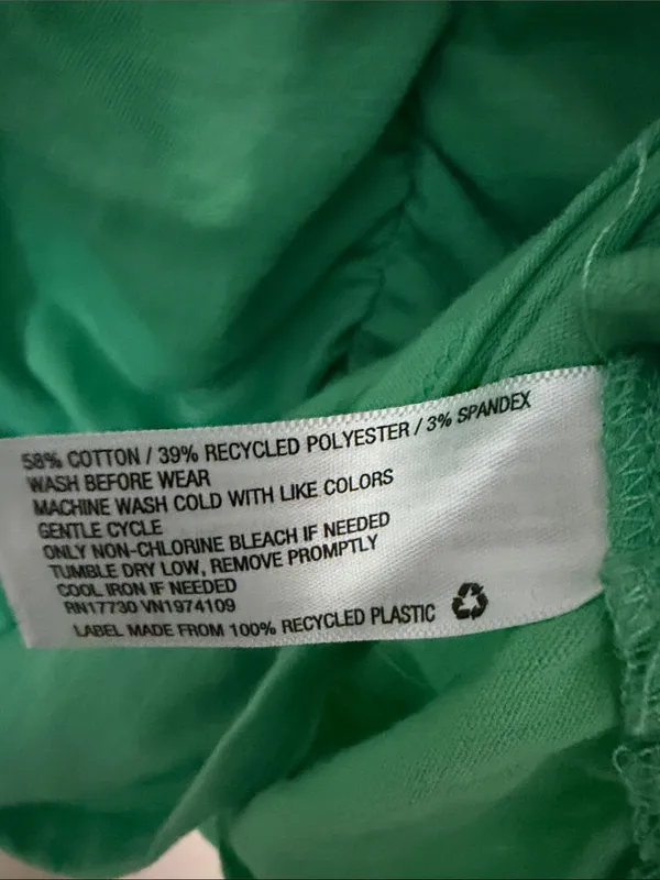 Universal Threads Bright Green Ruched Tank - Image 3