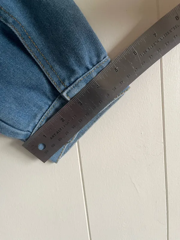 Alternative Denim 3/4 Sleeves Jean Jacket - Image 6