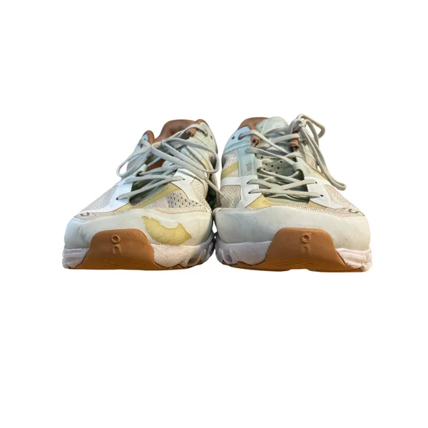 On Running Cloudflow Women's Aloe White Lace Up Athletic Running Shoes Size 9.5 - Image 2