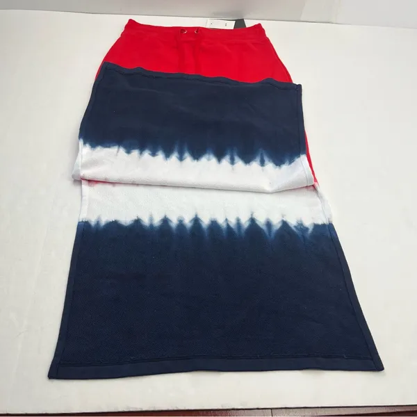 Lauren Ralph Lauren Red White‎ Blue Stretch Womens XS Skirt Side Slit NEW *FLAW - Image 12