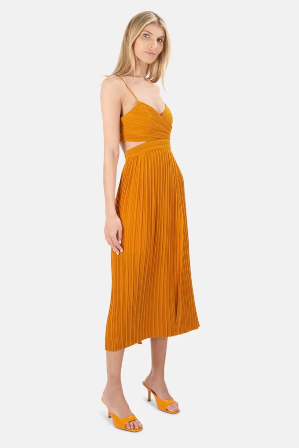 A.L.C. Sienna pleated midi dress - Image 3