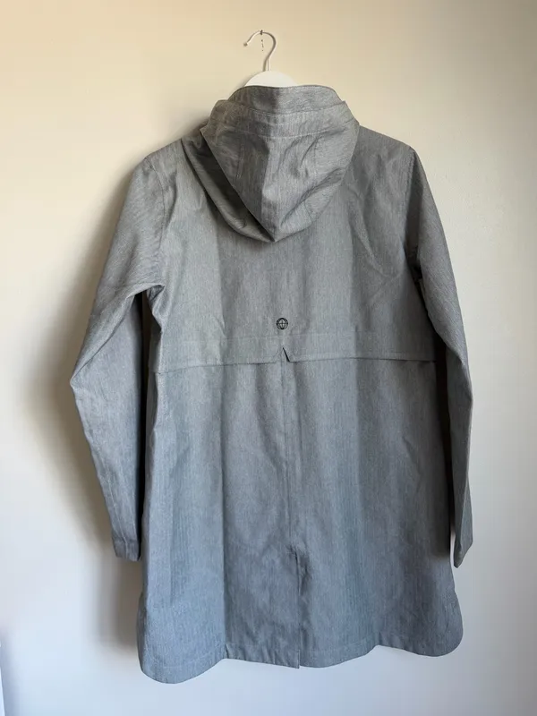 Mondetta Outdoor Project Women’s Long Grey Coat Size Medium Lightweight Jacket - Image 6