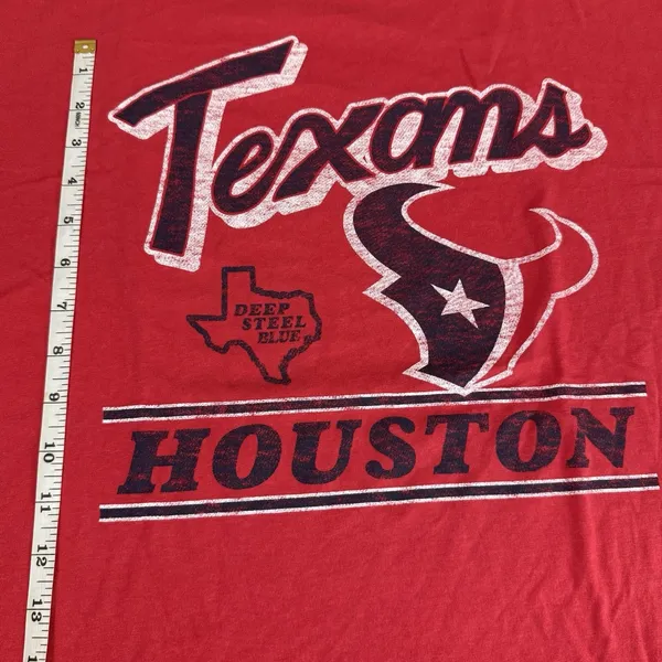 Houston Texans ‘47 Brand Racer red relaxed oversized Nfl sportswear size Large - Image 7