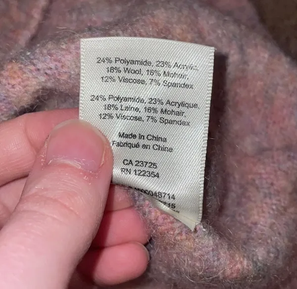 Wilfred Aritzia pink wool blend sweater  - Image 3