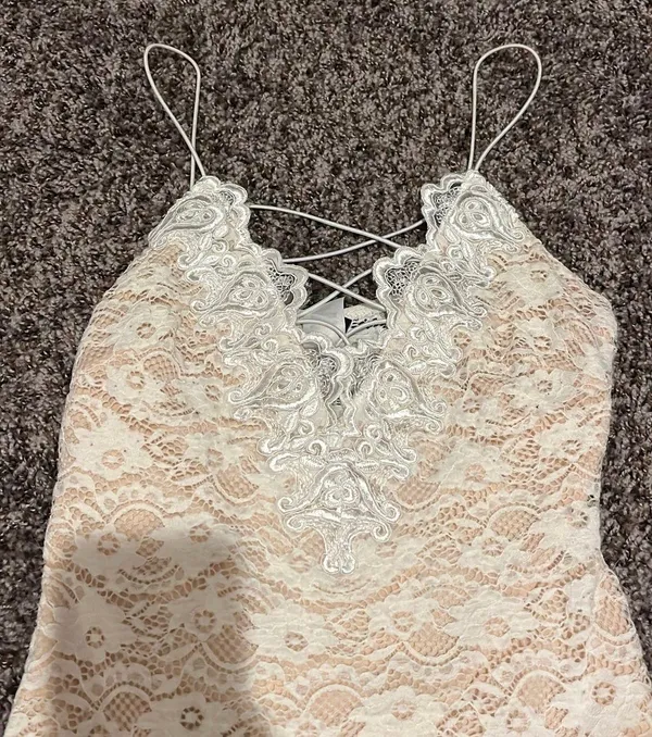Windsor White Lace Bodysuit - Image 2