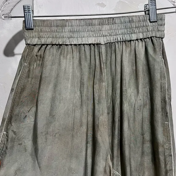 Aritzia Wilfred Aries Pants High Waisted Wide Leg Icy Sage Frost Size XS - Image 9