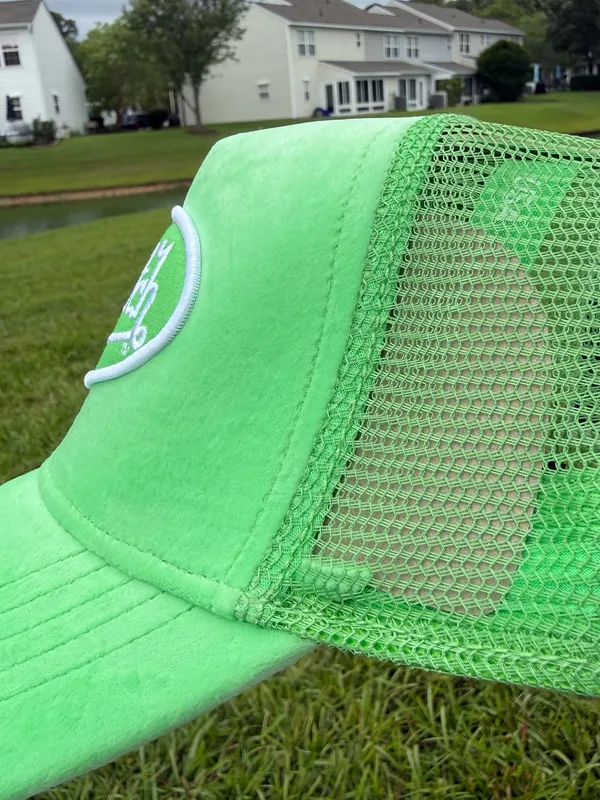 Von Dutch unisex Neon Green Trucker Hat - Image 2