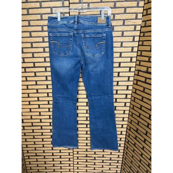 American Eagle Kick Boot Jeans‎ Size 8 Blue - Image 2
